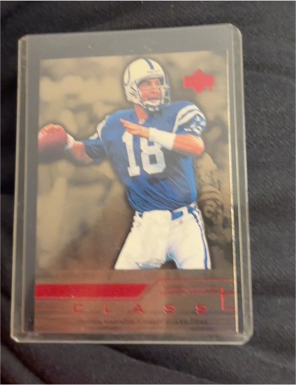1999 Upper Deck Quarterback Class #QC13 Peyton Manning — front