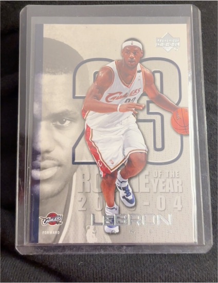 2004-05 Upper Deck Rookie of the Year #LJ21 LeBron James — front