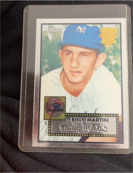 2002 Topps Chrome #175 Billy Martin — front