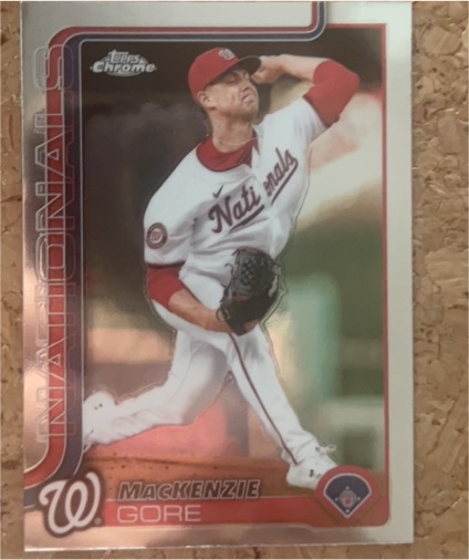 2025 Topps Chrome #160 MacKenzie Gore — front