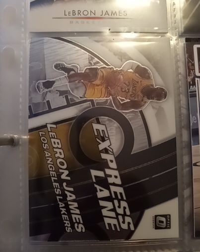 2021-22 Donruss Optic #6 LeBron James Express Lane — front