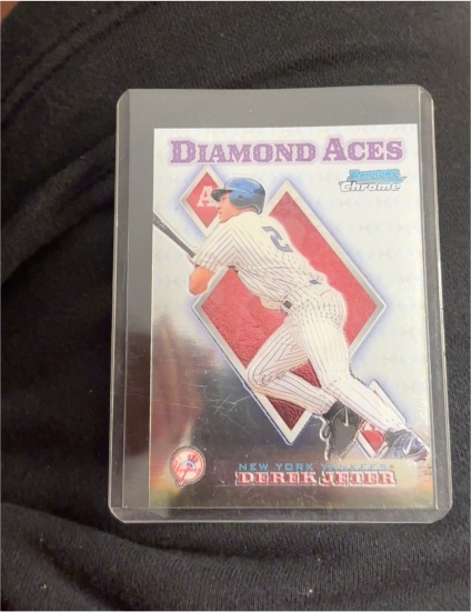 1999 Bowman Chrome Diamond Aces #DA13 Derek Jeter — front