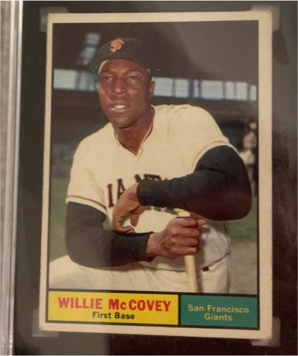 1961 Topps #517 Willie McCovey — front