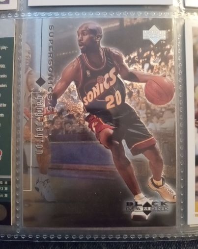 1998-99 Upper Deck Black Diamond #79 Gary Payton — front