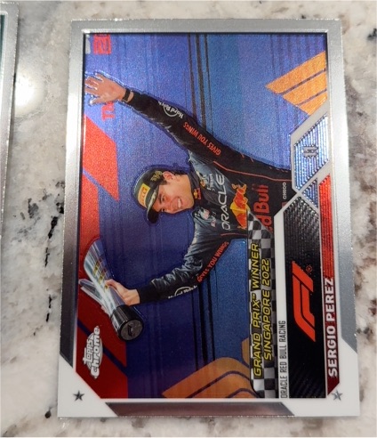 2023 Topps Chrome Formula 1 Grand Prix Winners #160 Sergio Perez — front