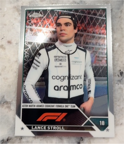 2023 Topps Chrome Formula 1 #44 Lance Stroll Aston Martin Aramco Cognizant — front