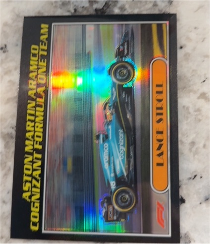 2023 Topps Chrome Formula 1 Autos of 1977 #AU77-LS Lance Stroll Aston Martin — front
