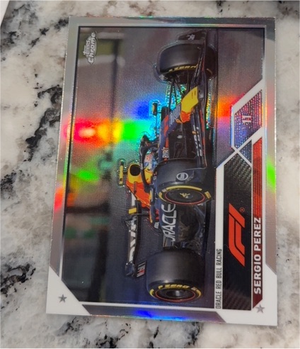 2023 Topps Chrome Formula 1 #103 Sergio Perez — front