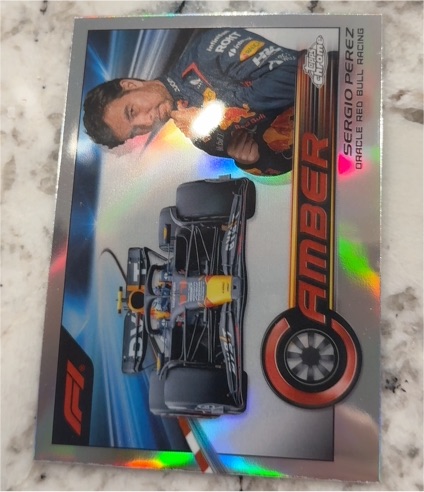 2023 Topps Chrome Formula 1 Camber #CAM-SP Sergio Perez — front