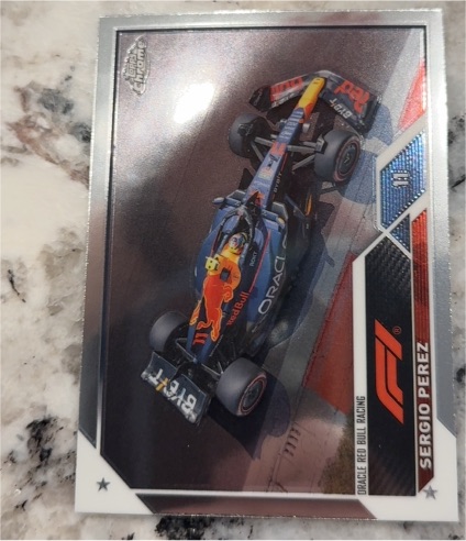 2023 Topps Chrome Formula 1 #12 Sergio Perez — front