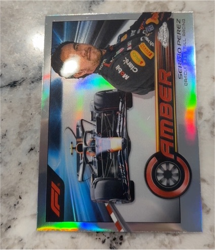 2023 Topps Chrome Formula 1 #CAM-SPII Sergio Perez — front