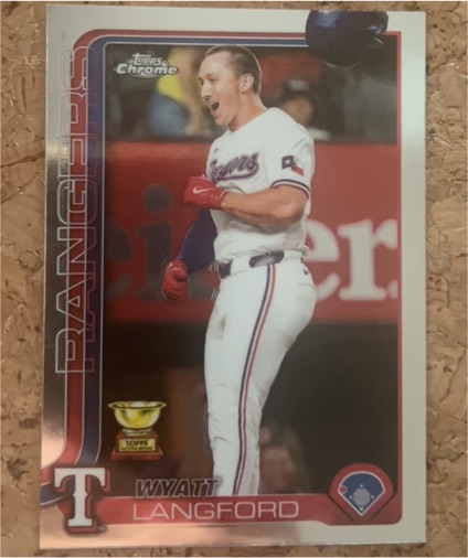 2025 Topps Chrome #68 Wyatt Langford — front