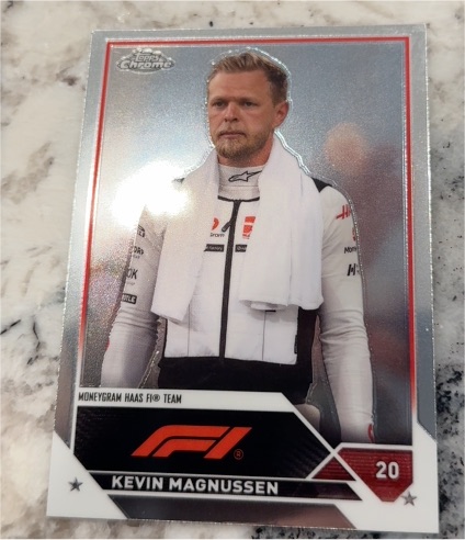 2023 Topps Chrome Formula 1 #50 Kevin Magnussen Moneygram Haas F1 Team — front