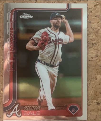 2025 Topps Chrome #182 Chris Sale — front