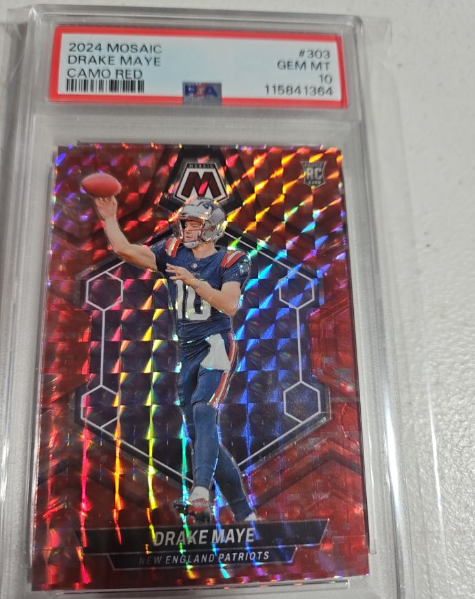 2024 Panini Mosaic #303 Drake Maye — front