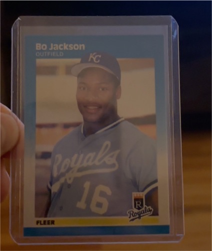 1987 Fleer #369 Bo Jackson — front
