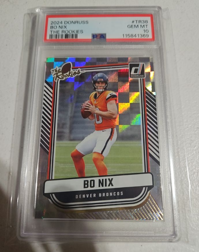 2024 Panini Donruss The Rookies #TR-38 Bo Nix — front