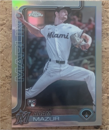 2025 Topps Chrome #157 Adam Mazur — front