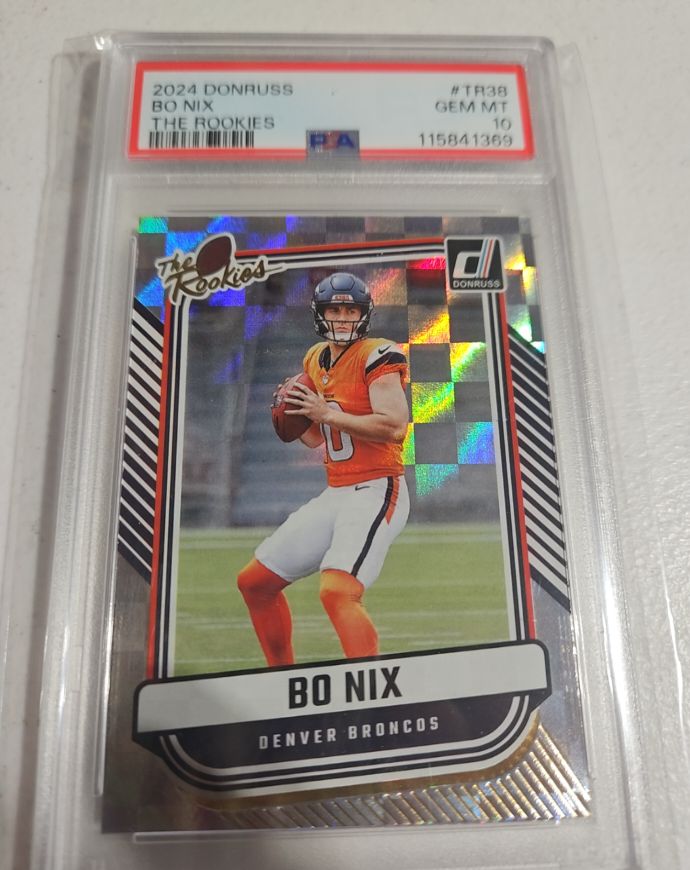 2024 Panini Donruss The Rookies #TR-38 Bo Nix — front