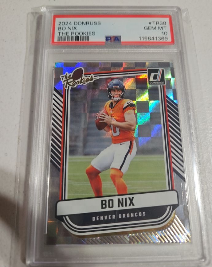 2024 Donruss The Rookies #TR-38 Bo Nix — front