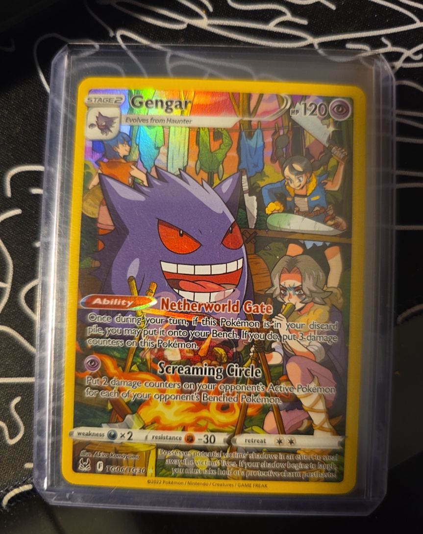 2022 Pokemon Lost Origin Trainer Gallery #TG06 Gengar — front