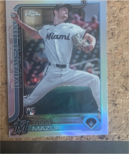 2025 Topps Chrome #157 Adam Mazur — front