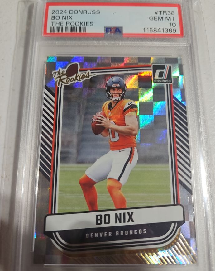 2024 Panini Donruss The Rookies #TR-38 Bo Nix — front