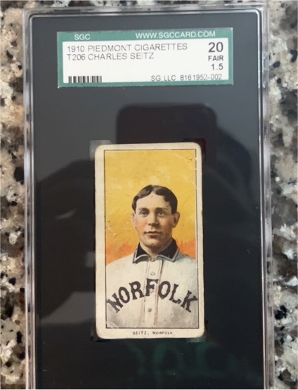 1910 Piedmont Cigarettes #350 Charles Seitz — front