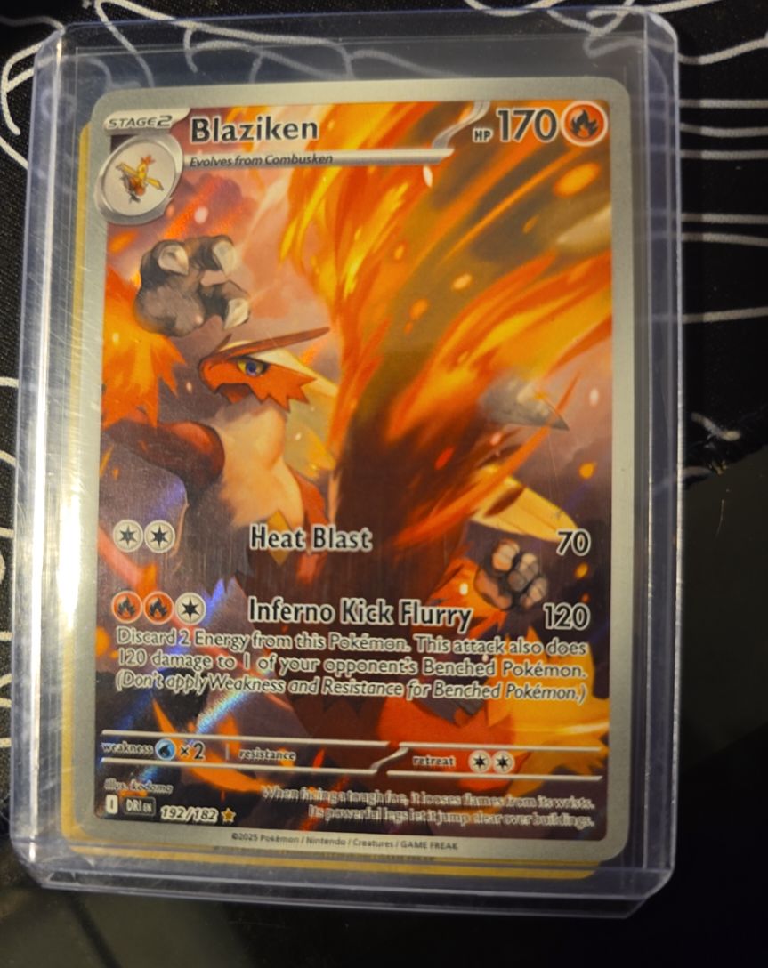 2025 Pokemon Scarlet & Violet Destined Rivals #192 Blaziken — front