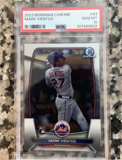 2023 Bowman Chrome #43 Mark Vientos — front