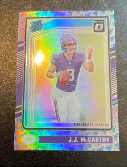 2024 Donruss Optic #235 J.J. McCarthy — front
