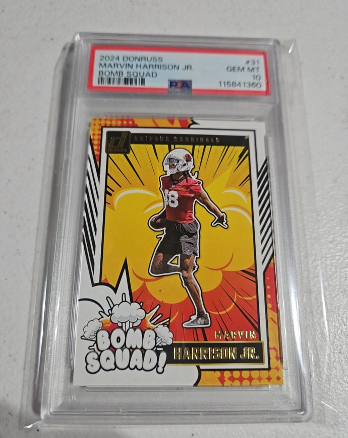 2024 Donruss #31 Marvin Harrison Jr. Bomb Squad — front