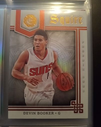 2016-17 Panini Excalibur Squire #5 Devin Booker — front