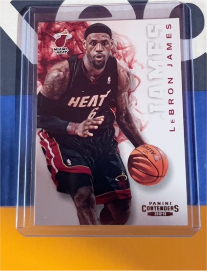 2012-13 Panini Contenders #80 LeBron James — front