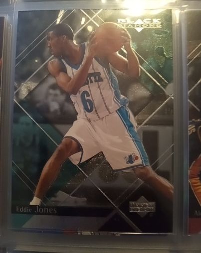 1999-00 Upper Deck Black Diamond #7 Eddie Jones — front