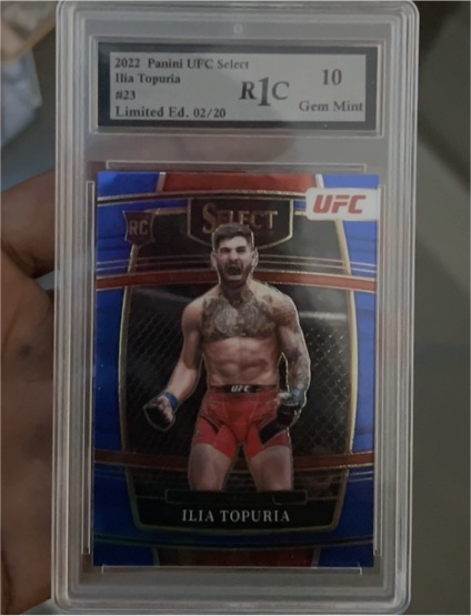 2022 Panini Select UFC #23 Ilia Topuria — front