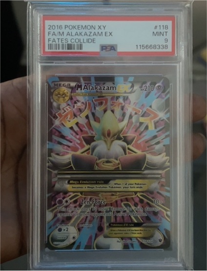 2016 Pokemon XY Fates Collide #118 Mega Alakazam EX — front
