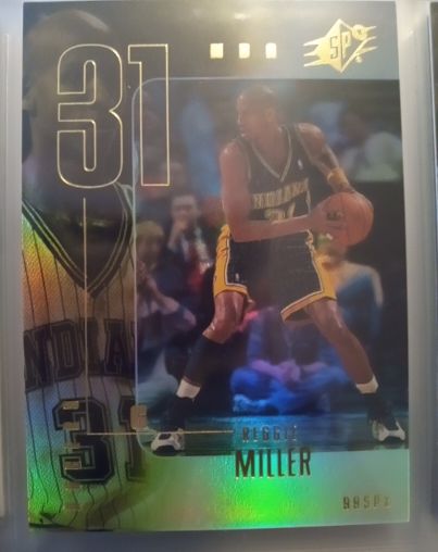 1999-00 Upper Deck SPx #31 Reggie Miller — front