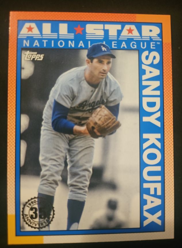 1990 Topps All-Star #90AS-46 Sandy Koufax — front