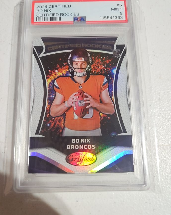 2024 Panini Certified #5 Bo Nix Certified Rookies — front