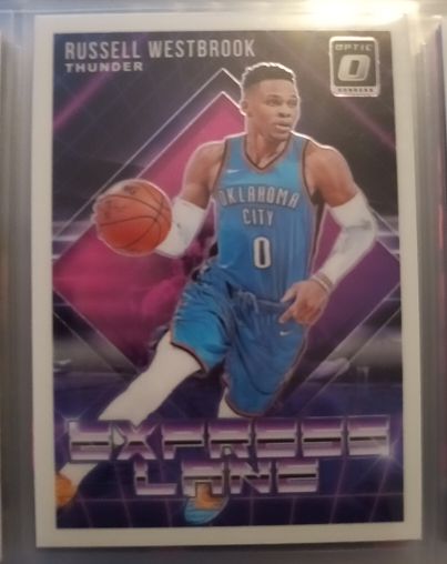 2018-19 Donruss Optic #6 Russell Westbrook Express Lane — front
