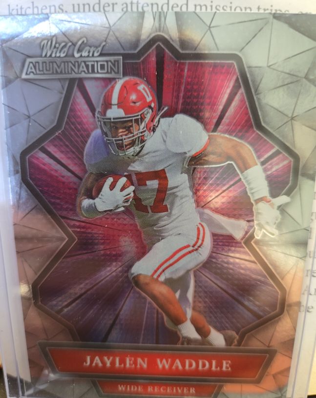 2021 Wild Card Alumination #ABC-12 Jaylen Waddle — front