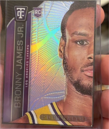 2024-25 Panini Totally Certified #11 Bronny James Jr. — front