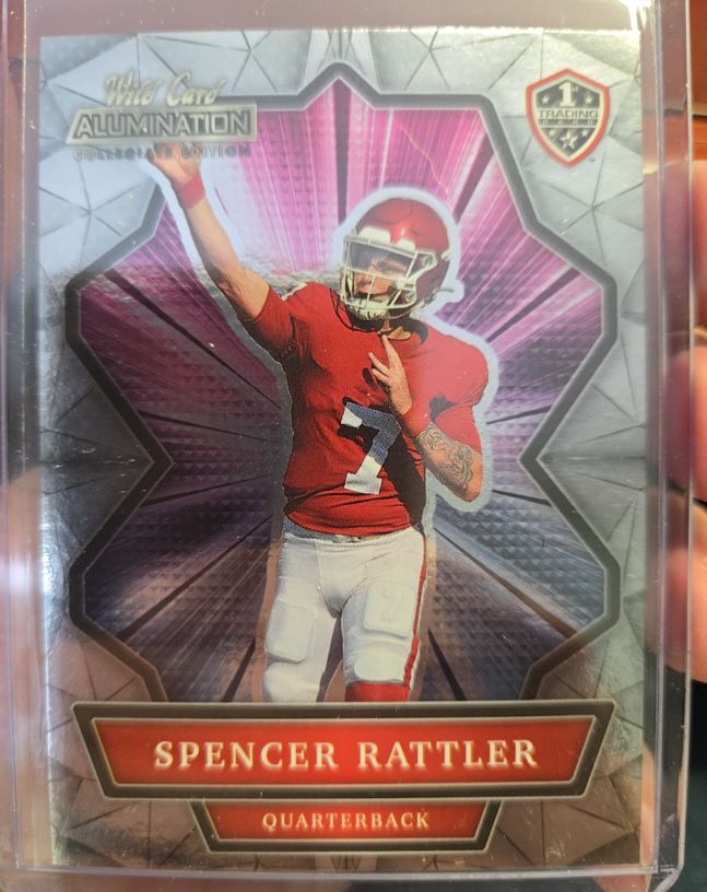 2021 Wild Card Alumination Collegiate Edition #ANBC-74 Spencer Rattler — front