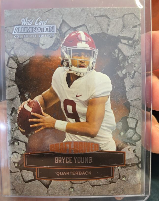 2021 Wild Card Alumination Collegiate Edition Draft Driven Bryce Young #ANDD-4 — front