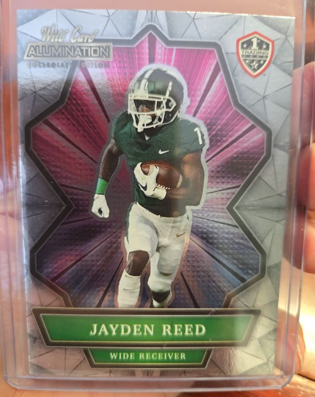 2021 Wild Card Alumination Collegiate Edition #ANBC-36 Jayden Reed — front