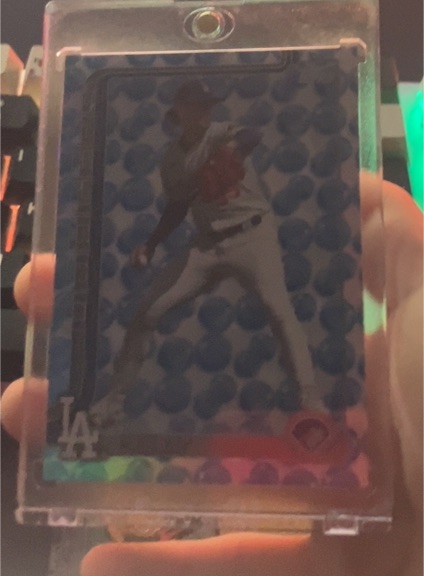 2024 Topps Sapphire Los Angeles Dodgers #LA Unknown Player — front