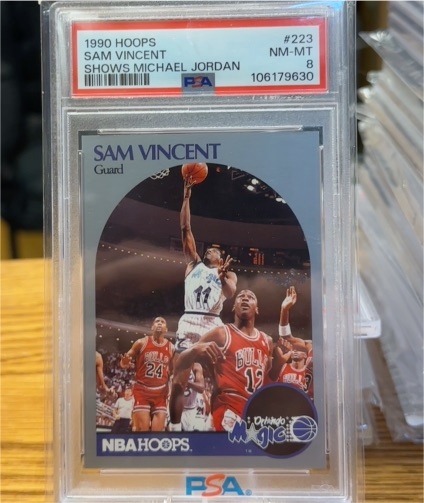 1990 Hoops #223 Sam Vincent — front