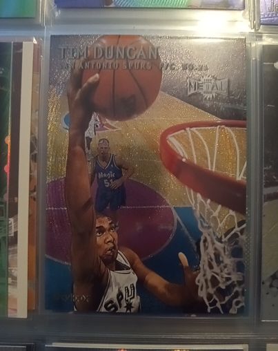 1999-00 Skybox Metal #110 Tim Duncan — front