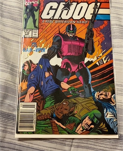 GI Joe A Real American Hero #110 (1991) Marvel Comics — front